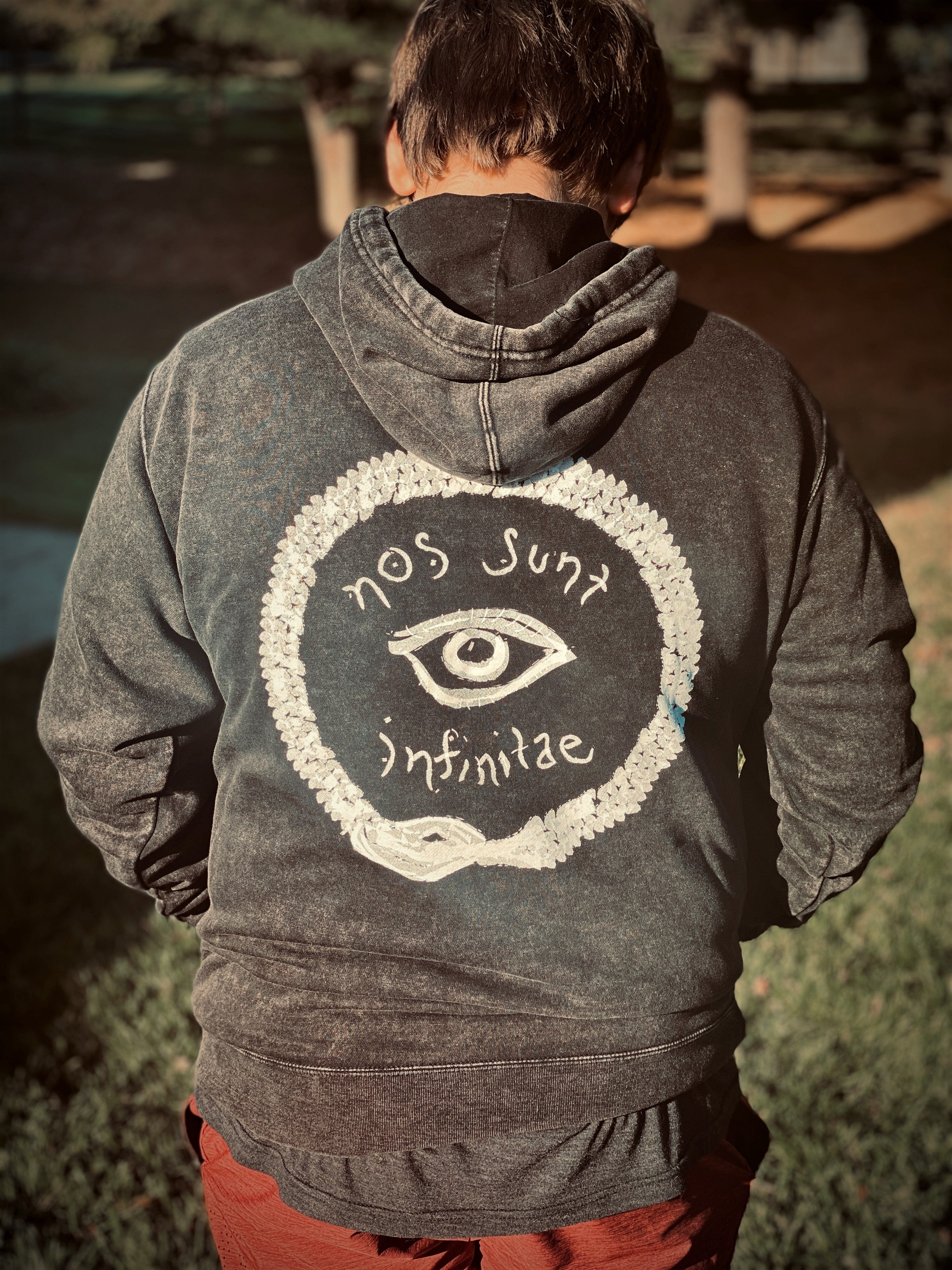 Nos Sunt Infinitae Mineral Washed Hoodie - FINAL SALE